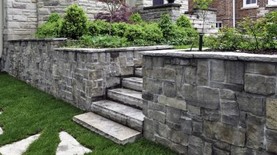 Completed Stone Wall